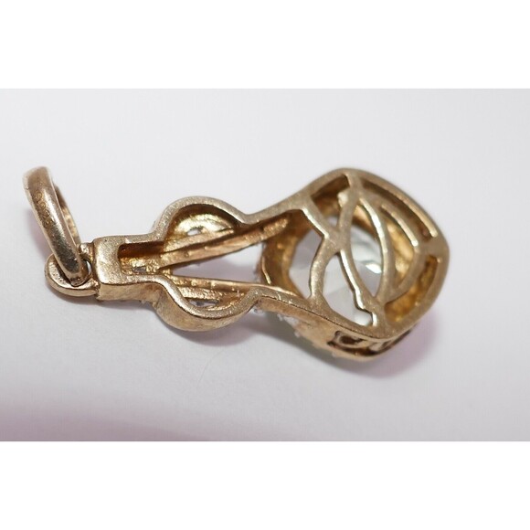 Sterling Silver 925 Quartz Gemstone Pendant - Picture 4 of 4